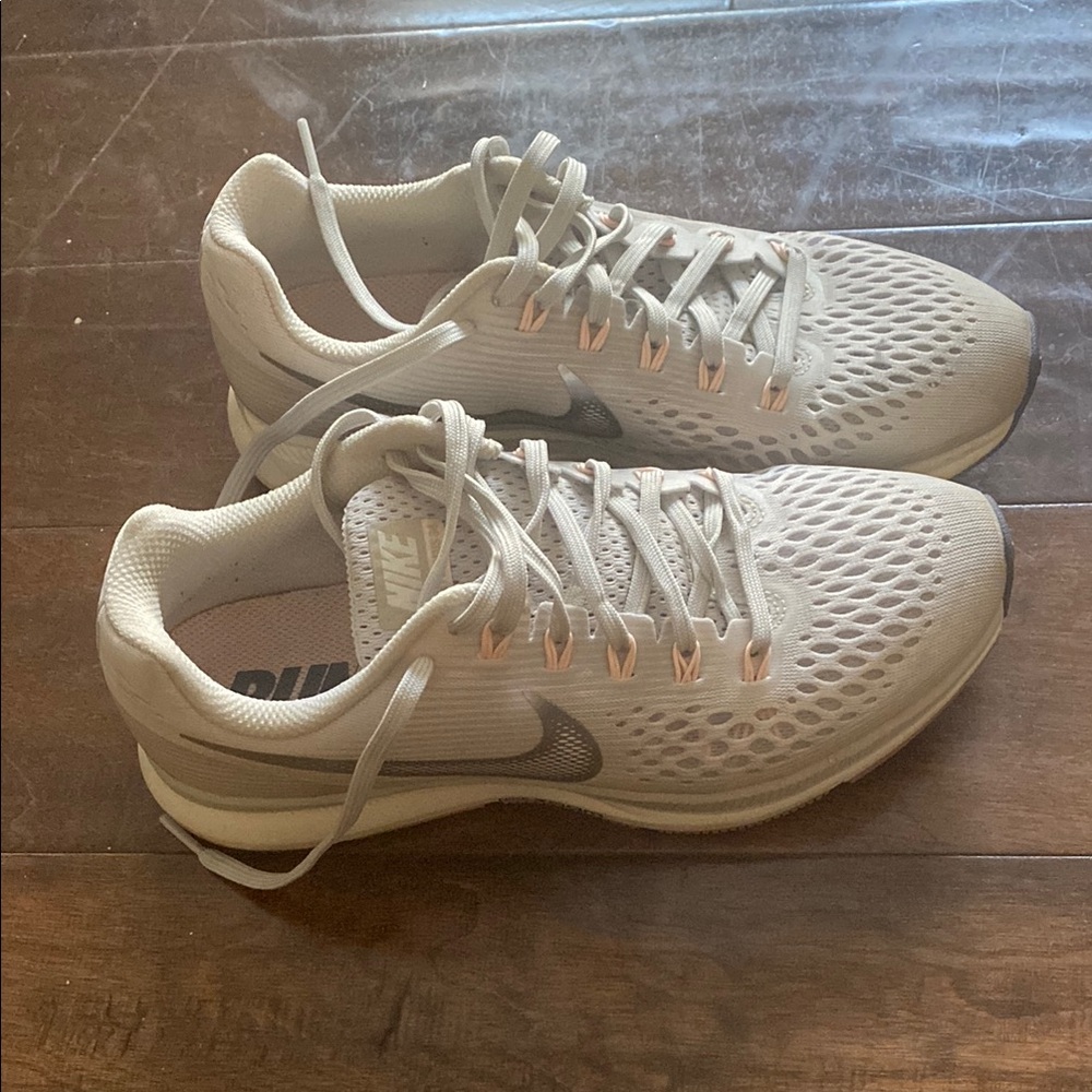 Nike Beige Athletic Sneakers